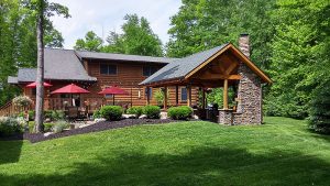 Log home - back yard