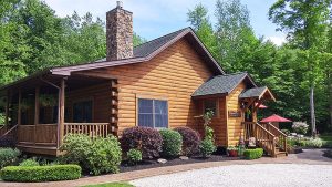 Log home - side view