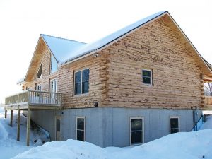 Rear of ranch showing great room