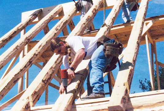 Construction of roof