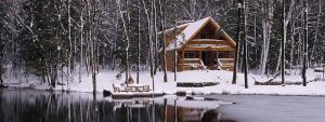 Log Cabin - Northeast Ohio - Winter