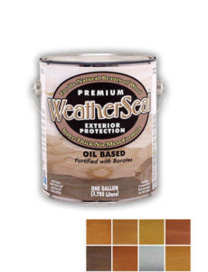 WeatherSeal Exterior Wood Finish - One Gallon
