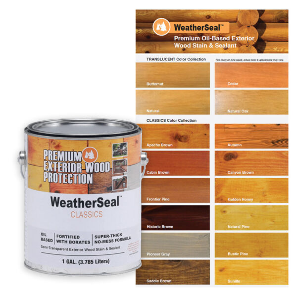 Weatherseal Stain & Sealant - Classic - One Gal