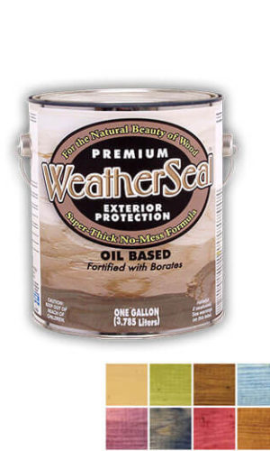 WeatherSeal Impressions Exterior Wood Finish - One Gallon