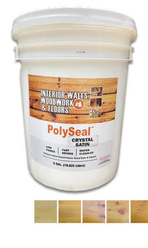 PolySeal Interior Wood Finish - Five Gallon Pail