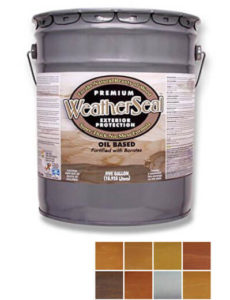 WeatherSeal Exterior Wood Finish - 5 Gallon Pail