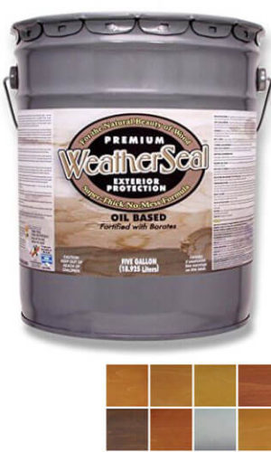 WeatherSeal Exterior Wood Finish - 5 Gallon Pail
