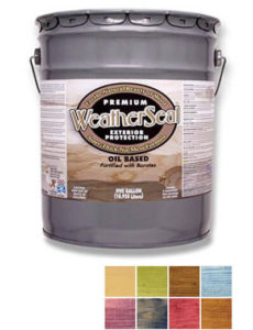 WeatherSeal Impressions Exterior Wood Finish - 5 gallon pail
