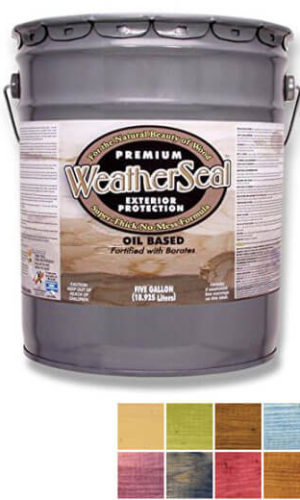 WeatherSeal Impressions Exterior Wood Finish - 5 gallon pail